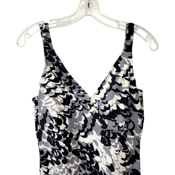 Magic Suit One Piece Swim Suit Gray and Black Marbled Design - Picture 2 of 5